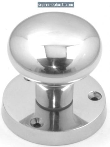 Victorian Mortice Knob HOT FORGED Chrome Plated